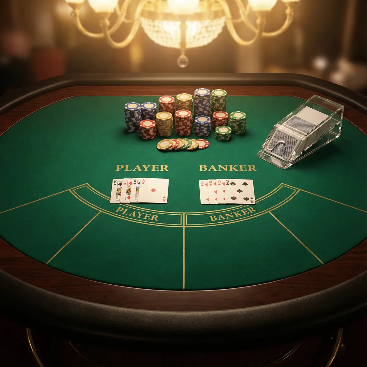 Bacará online com apostas altas